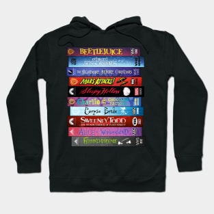 Tim Burton Cassete Movie Retro Hoodie